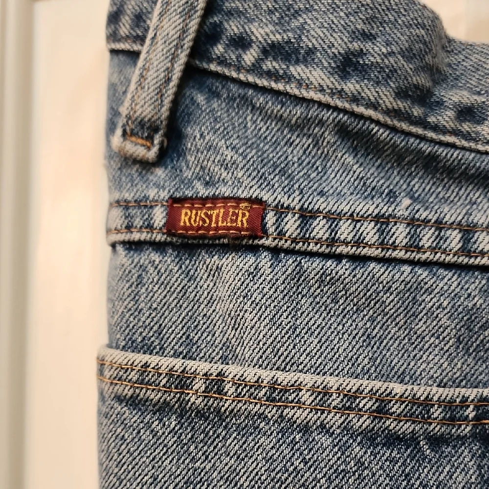 Rustler Blue Straight Jeans Classic Denim Fit - Picture 2 of 2